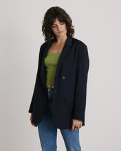 Load image into Gallery viewer, Oversized Tailored Jacket in Navy