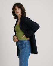 Load image into Gallery viewer, Oversized Tailored Jacket in Navy