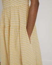 Load image into Gallery viewer, Alexa Dress in Yellow Check