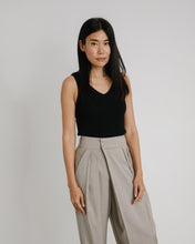 Load image into Gallery viewer, Wide Tuck Pants in Beige