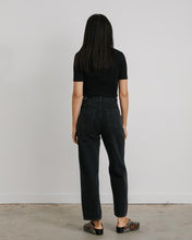 Load image into Gallery viewer, Silhouette Denim Pant in Black