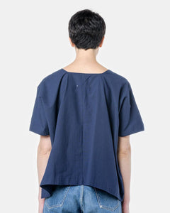 Caftan Top in Navy