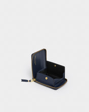 Load image into Gallery viewer, Classic Leather Line Wallet 7100 in Navy
