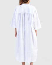 Load image into Gallery viewer, Shima Caftan in White Stripe
