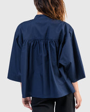 Load image into Gallery viewer, Shima Caftan Top in Navy
