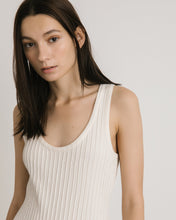 Load image into Gallery viewer, Pleated Dress in Cream
