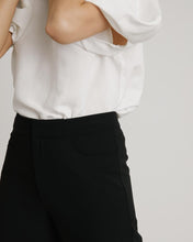 Load image into Gallery viewer, Shaped Trousers in Black Crepe
