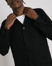 Load image into Gallery viewer, Linen Overshirt in Black
