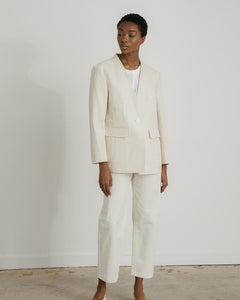 Cate Blazer in Ecru