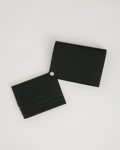 Covered Card Holder in Black