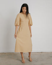 Load image into Gallery viewer, Volume Sleeve Dress in Yellow
