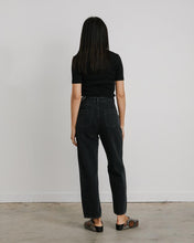 Load image into Gallery viewer, Silhouette Denim Pant in Black
