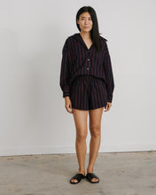 Load image into Gallery viewer, Manga Shirt in Navy/Wine
