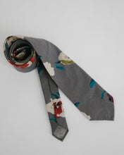 Load image into Gallery viewer, Floral Tie in Gray
