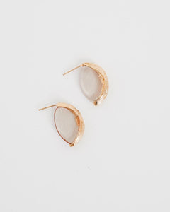 Bagworm Earrings in Gold Plated