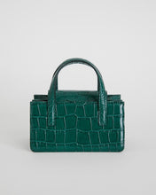 Load image into Gallery viewer, Square Mini in Green Croc
