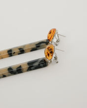 Load image into Gallery viewer, Mission Earring in Brown Resin-Dalmatian
