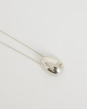 Load image into Gallery viewer, Everyday Egg Pendant in Sterling Silver 22"
