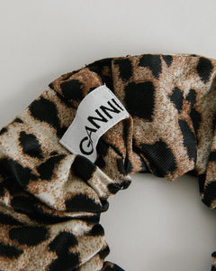 Crispy Jacquard Scrunchie in Phantom
