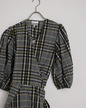 Load image into Gallery viewer, Seersucker Wrap Dress in Kalamata
