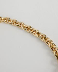 Cable Chain Necklace in Brass