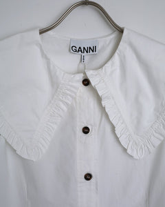 Cotton Poplin Shirt in Bright White