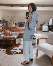 Load image into Gallery viewer, Fanita Reverse Label Sweatshirts in Powder Blue
